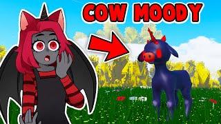 MOOdy Becomes A COW For The Day! (Roblox)