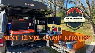 My Overland Car Camping Kitchen Set-Up! Jeep Gladiator Build