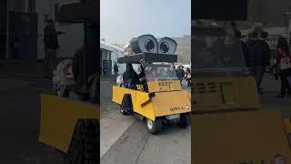 Wall-e electric golf cart parade Dec 2024