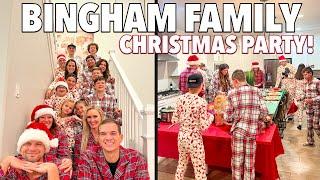  HUGE BINGHAM FAMILY CHRISTMAS PARTY!!  BIG FAMILY GATHERING FOR HOLIDAY SEASON & PARTY IDEAS!