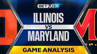 Illinois vs Maryland (03-14-25) Game Preview | College Basketball Predictions