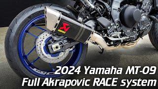 2024 Yamaha MT-09 Akrapovic Racing Line Exhaust |  S-Y9R17-APC