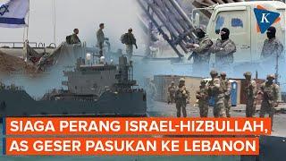 Siaga Perang Israel-Hizbullah, AS Geser Alat Tempur di Dekat Gaza ke Lebanon