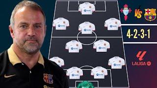 CELTA VIGO VS BARCELONA  BARCELONA PREDICTED LINE-UP WITH PABLO TORRE  LA LIGA MATCH WEEK 14