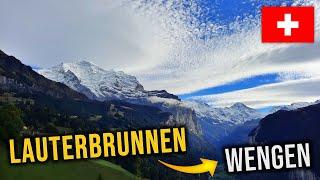 Lauterbrunnen Wengen Switzerland Train Experience | Explore with Farukh