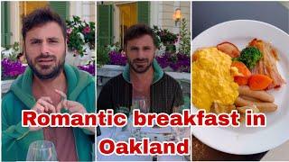 stjepan Hauser just doing morning breakfast in Oakland