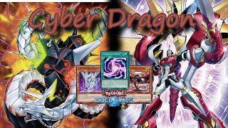 CYBER DRAGON DECK! DUEL LINKS RANKED DUEL & DECKLIST [YU-GI-OH! DUEL LINKS]