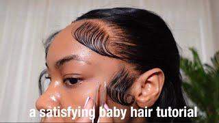 how to lay baby hair on a wig | 2022 UPDATED TUTORIAL