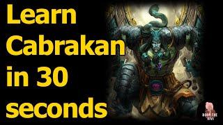 HOW TO PLAY CABRAKAN IN 30 SECONDS - Quick Smite God Guides