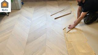 How to Install Chevron Wood Flooring