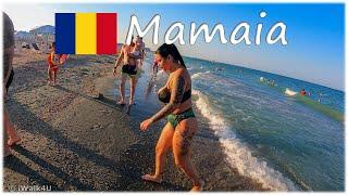  Mamaia Romania Beach Evening Walking Tour   4K Walk ️  (Sunny Day)