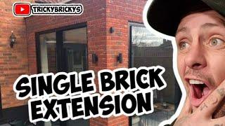 single story extension in 4 days #bricklaying #brickwork #construction