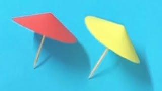 Paper umbrella How to make paper umbrella paper craft #shortsfeed  #short #shorts