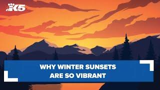 Why winter sunsets are so vibrant