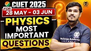 CUET 2025 Physics Most Important Questions for 28 May - 03 June |  Shivram Sir