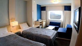 A 40-hour voyage to Hokkaido, the longest in Japan, in the cabin of the ferry "Ishikari."