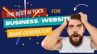 How to come up with a business name | Generate Cool Business Names With AI | Namelix AI