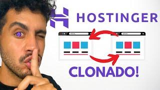 Como Clonar Página de Vendas na HOSTINGER