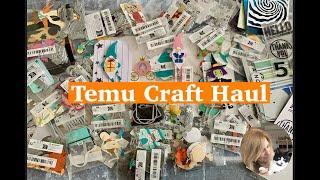 Huge Temu Craft Haul with all the Samples // Lots of cute goodies.  Come Join me