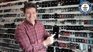 Largest Collection of Mobile Phones - Guinness World Records