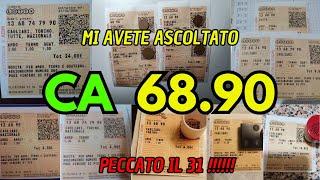 68.90 IN TUTTA ITALIA, STRA CONSIGLIATO! (OTTIMO RECUPERO) PECCATO IL 31 !! ANZICHE' 13 !!