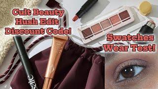 Cult Beauty Hush Edit | Swatches | Wear Test | Natasha Denona mini Biba Palette | Charlotte Tilbury