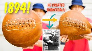 Testing the FIRST Basketball Ever Created! Can You Still Play With It?