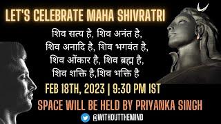 Maha Shiv Ratri with Priyanka Singh | Remembering Sushant Singh Rajput | Twitter Space Live