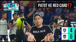 JDT 4-0 TERENGGANU !! KONTROVERSI KAD MERAH PUNCA KEKALAHAN BESAR TFC ?? REACT