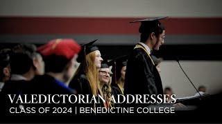 Valedictorian Addresses | Class of 2024 | Benedictine College