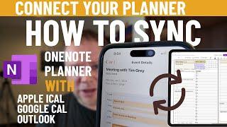 Sync OneNote Planner to Outlook Calendars