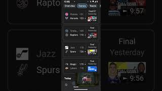 NBA Basketball Scores #nationalbasketballassociation