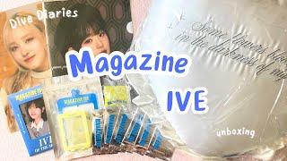 *.｡. dive diaries ep.6 * Мерч Magazine IVE * распаковка .｡.*