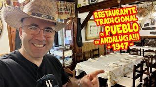 COMIDA TIPICA ANDALUZA en un RESTAURANTE TRADICIONAL de PUEBLO!!! 