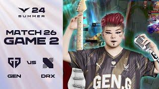 부헤미안 랩소디 | GEN vs. DRX 게임2 하이라이트 | 06.28 | 2024 LCK 서머 스플릿