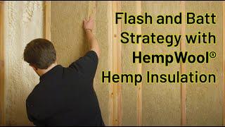 Flash and Batt Insulation with HempWool