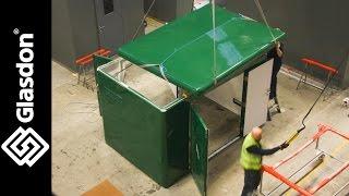 Glasdon UK | Time Lapse Construction & Delivery | Garrison™ GRP Modular Housing