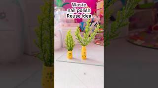 Waste nail polish mini crafts for kids #satisfying #artandcraft #shorts  #short