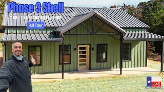 What the SHELL? Check out Phase 3 of this Barndominium Shell!