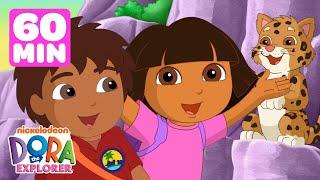 Dora & Diego's Daring Animal Rescues!  1 Hour | Dora the Explorer | Dora & Friends