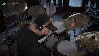 Maatwerk In Drums met een Pearl Mimic Pro i.c.m. ombouw akoestisch drumstel