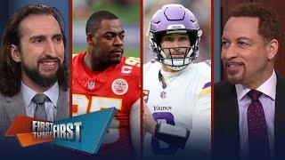 Can Chiefs three-peat w/o Chris Jones, Kirk Cousins' future, Tee Higgins trade? | FIRST THINGS FIRST