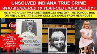 #UNSOLVED #INDIANATRUECRIME WHO MURDERED 10 YEAR-OLD #LINDAWELDY?  #LAPORTEINDIANA LAST SEEN@BUSSTOP