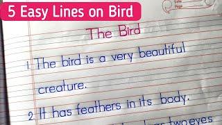 5 lines on birds in english || few lines on birds ||