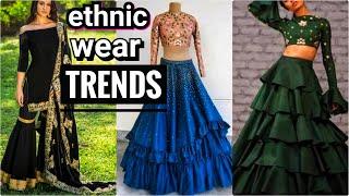 Latest Indian Ethnic wear trends 2019 | Latest Lehenga designs, Gararas | Milly Moitra
