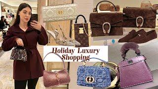 Holiday Shopping at Harrods- Louis Vuitton Cruise, Gucci Crystals, Dior, Loro Piana, Hermes & more