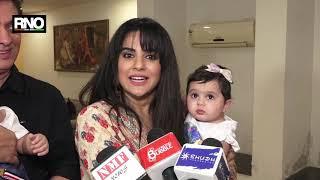 ACTRESS SARA ARFEEN KHAN INTRODUCE HER CHILDREN TO THE INDUSTRY