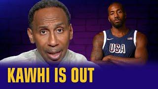 Kawhi Leonard out for team USA. I'm so surprised!