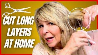 Cut Your Own Long Layers at Home | DIY EXTENSIONS - Coach Kimmy
