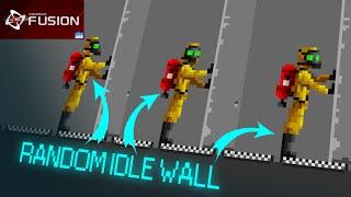 Tutorial platformer RANDOM IDLE WALL (Animation) #11 Clickteam Fusion 2.5